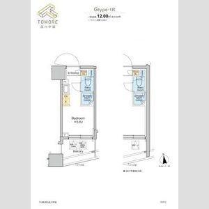 TOMORE品川中延(ワンルーム/3階)の間取り写真