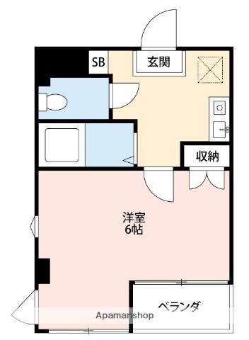 レイクトップ鶴川 3階階 間取り