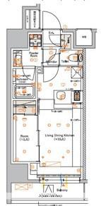SYFORME MACHIDA(1LDK/13階)の間取り写真