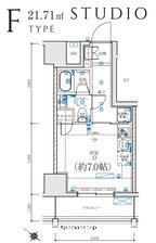 LEXE 横濱関内(ワンルーム/4階)の間取り写真