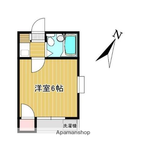 坂上アパート(ワンルーム/2階)の間取り写真