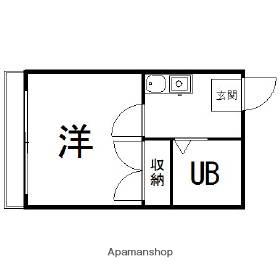 ファーストパレス(1K/2階)の間取り写真