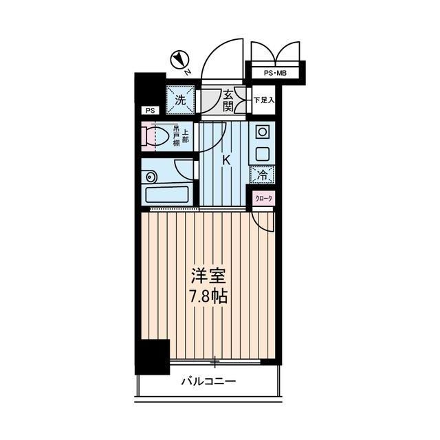 ヴェルステージ関内 4階階 間取り
