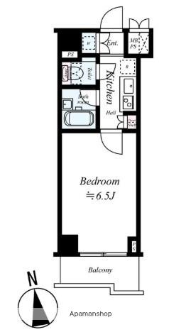 ルーブル二子多摩川 1階階 間取り