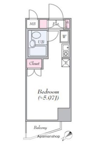 エクセル鶴見 5階階 間取り