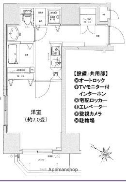 DOLCE YOKOHAMA関内 5階階 間取り