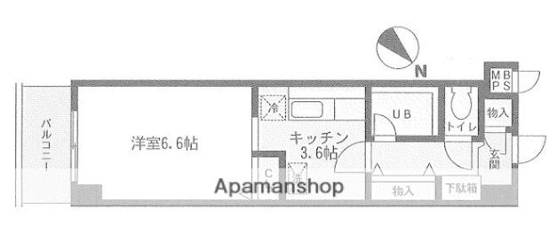 サントゥール白楽 2階階 間取り