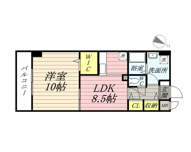 SOLARE横浜 3階階 間取り