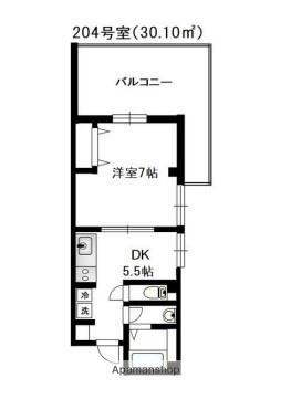 グリーンピア三ツ沢 2階階 間取り