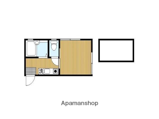 G・Aタウン和田町(1K/2階)の間取り写真