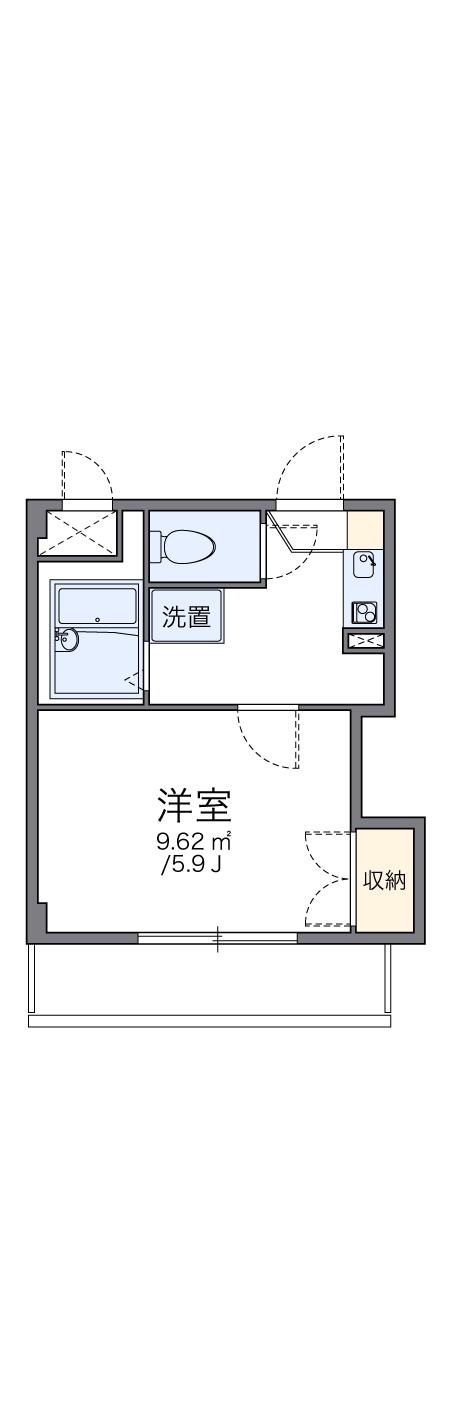 レオパレス楠 1階階 間取り