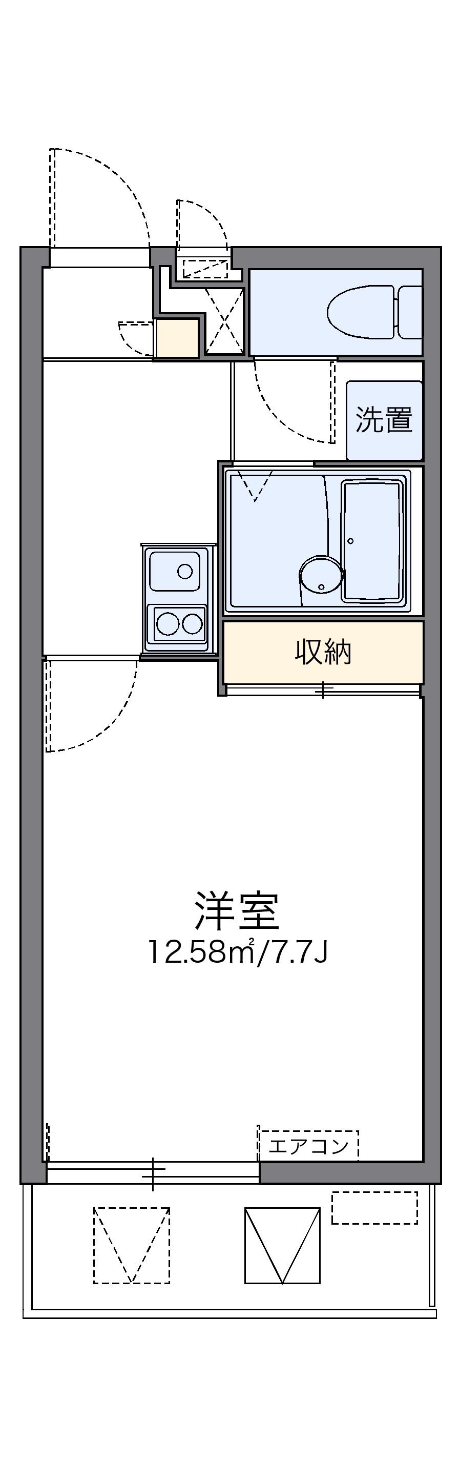 レオパレスホヌ 2階階 間取り