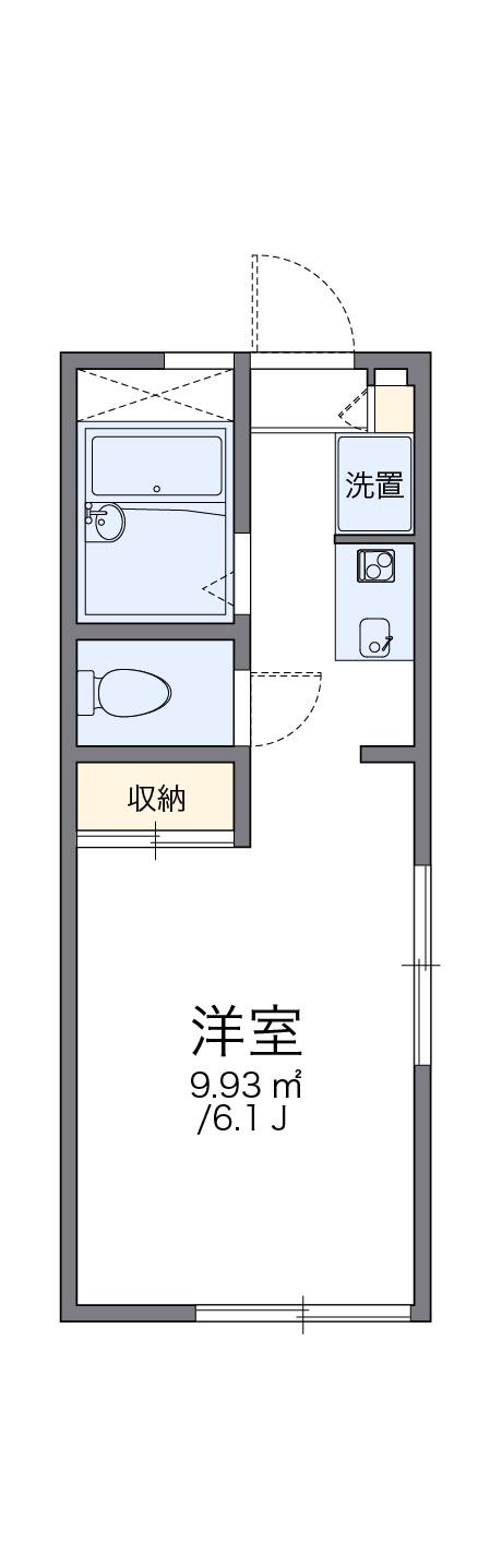 レオパレス田浦 2階階 間取り
