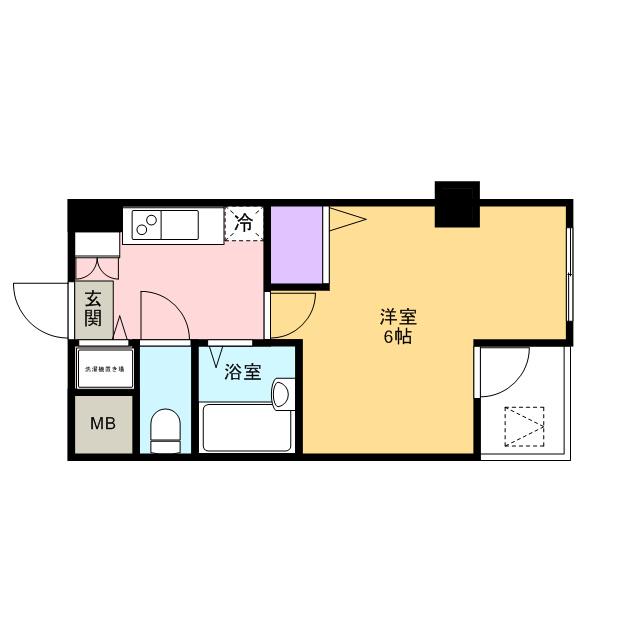 プレール南馬込 6階階 間取り