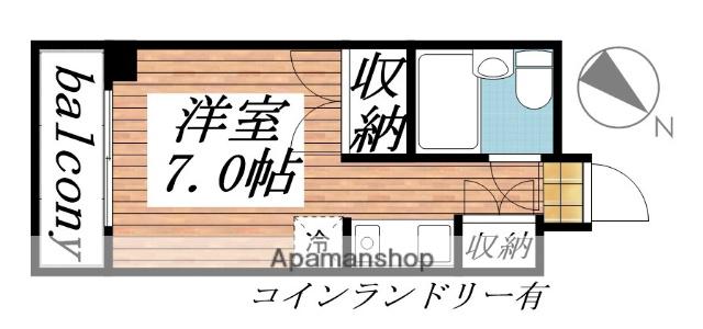 メゾン・ド・マジュール(ワンルーム/3階)の間取り写真