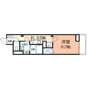 AMENITY新杉田(1K/1階)の間取り写真