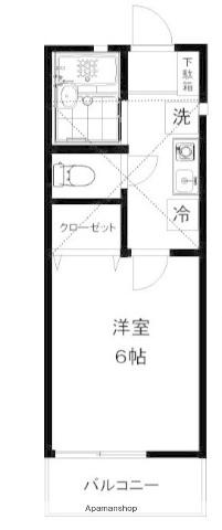 グランデリーベル(1K/1階)の間取り写真