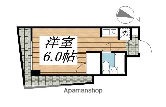 オセアン新沢ビル(ワンルーム/2階)の間取り写真