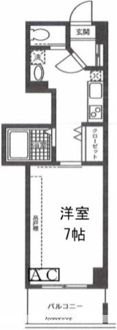 アバンサール湘南 4階階 間取り