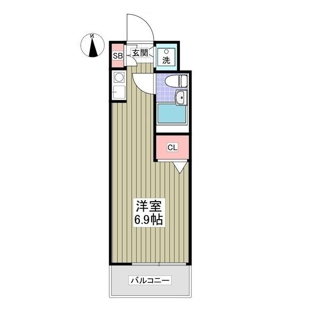 ジョイフル大和南 3階階 間取り