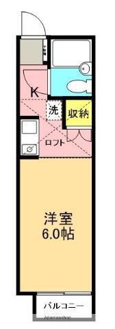 フラット妻田 2階階 間取り