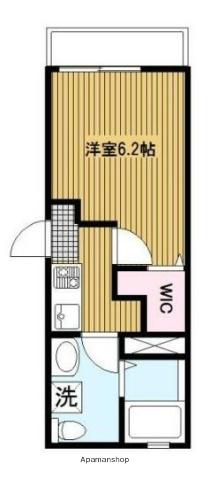 横浜元町ガーデン光國(1K/1階)の間取り写真