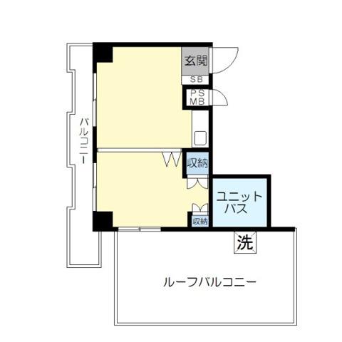 GSハイム山下町 9階階 間取り