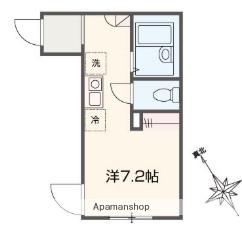 MELDIA海老名(ワンルーム/3階)の間取り写真
