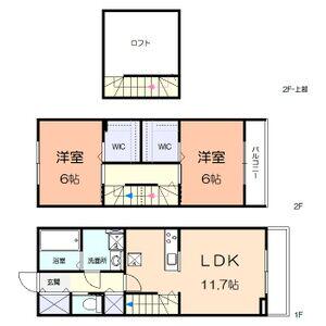 グランルーチェ(2LDK/1階)の間取り写真