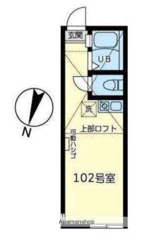 ユナイト南太田クロードドビッシュ(ワンルーム/1階)の間取り写真