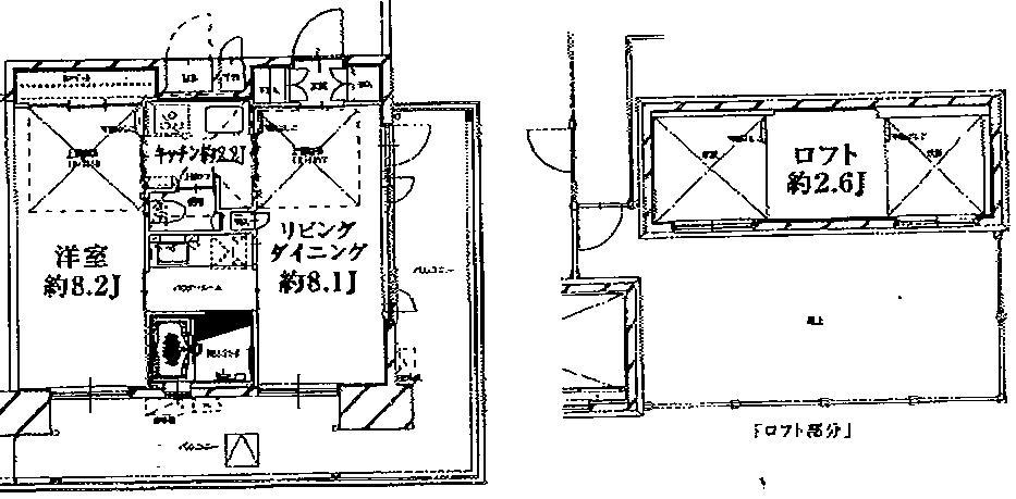 レジディア大森東(1LDK/10階)の間取り写真