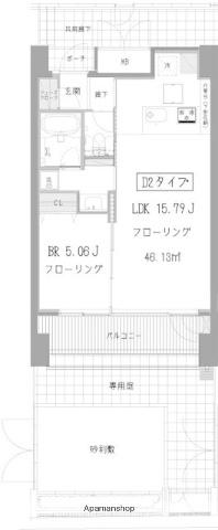 ガーデン蒲田(1LDK/1階)の間取り写真