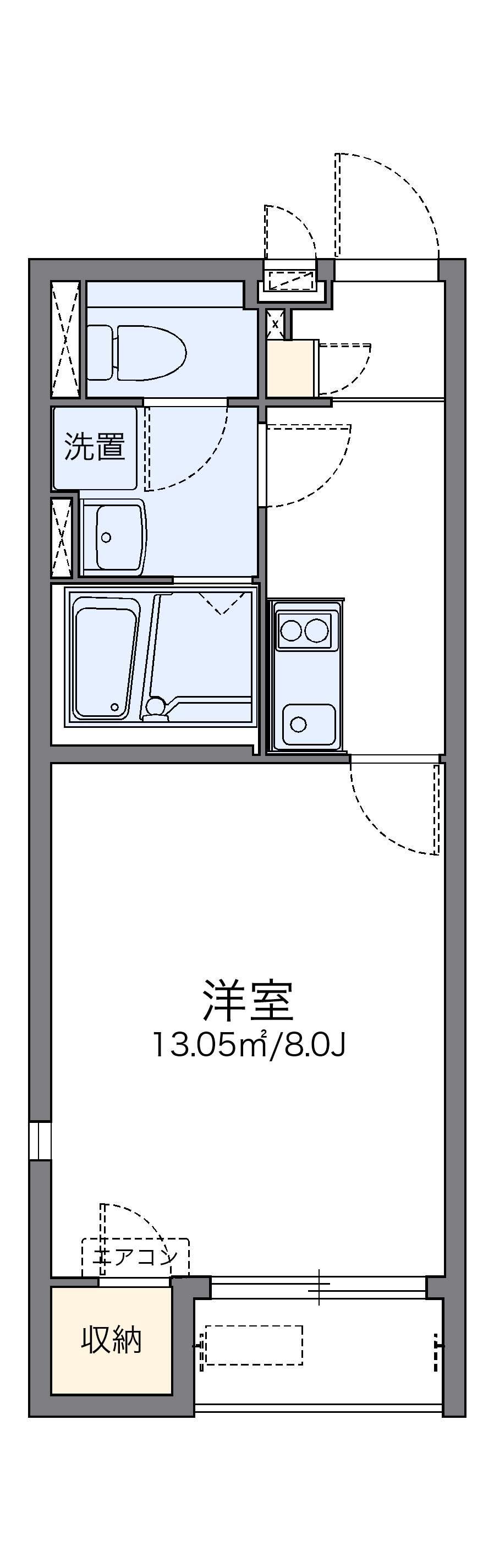 レオネクストクレエ 1階階 間取り