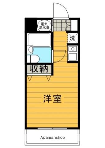 メゾン・ド・クレディ(ワンルーム/4階)の間取り写真