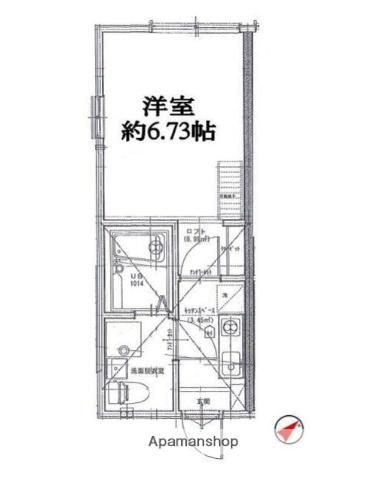 レジェンド本牧 2階階 間取り