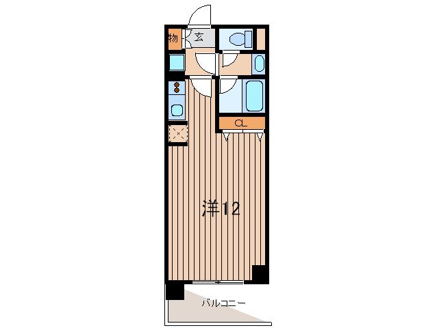 ドゥーエ横濱台町 5階階 間取り