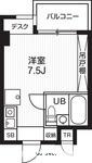 TS GARDEN都筑ふれあいの丘2(ワンルーム/4階)の間取り写真