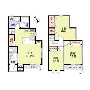 ＭＡＩＳＯＮ　ＲＡＦＦＩＮＥＥ(3LDK)の間取り写真