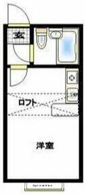 ベルピア平塚第11(ワンルーム/2階)の間取り写真