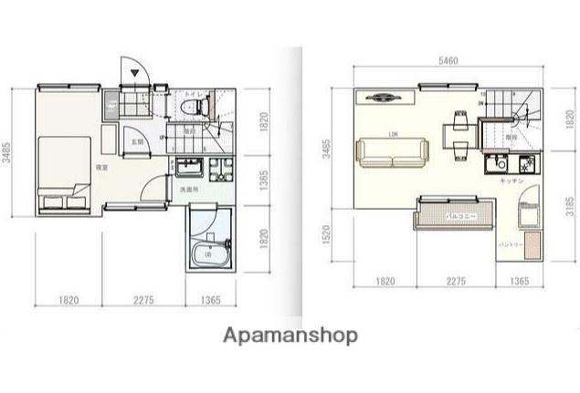 CASA PITTORE上星川(1LDK/1階)の間取り写真