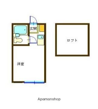 アイビーハウス大口(ワンルーム/1階)の間取り写真