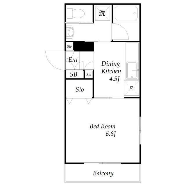 アーサクラスト海老澤 4階階 間取り