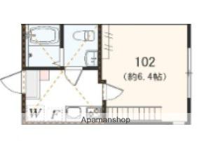 アザーレ・キュリオス中央林間(1K/1階)の間取り写真