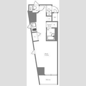エステムプラザ横濱元町山手(1K/5階)の間取り写真