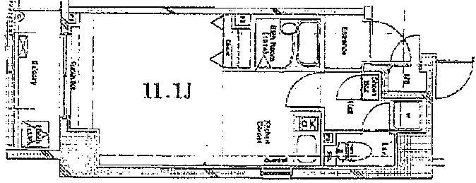 レジディア大井町 2階階 間取り