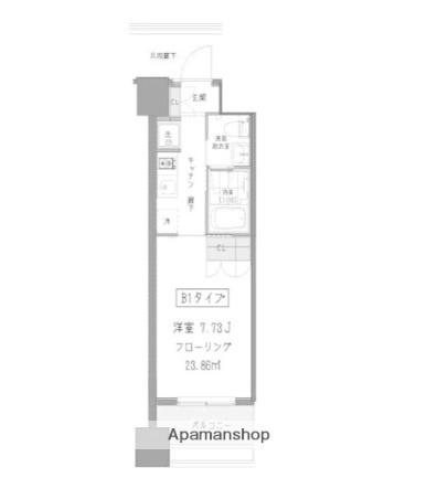 ガーデン蒲田 4階階 間取り