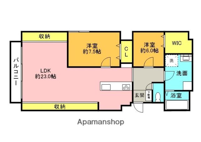 シェリーヒルズ横浜 3階階 間取り
