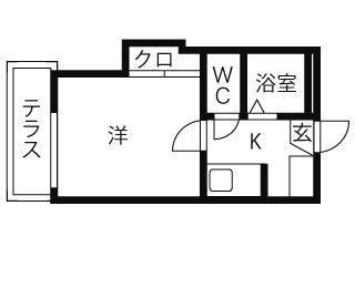 ネオステージ六浦壱番館 2階階 間取り