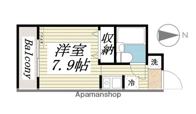 メゾン・ド・フレシール 5階階 間取り