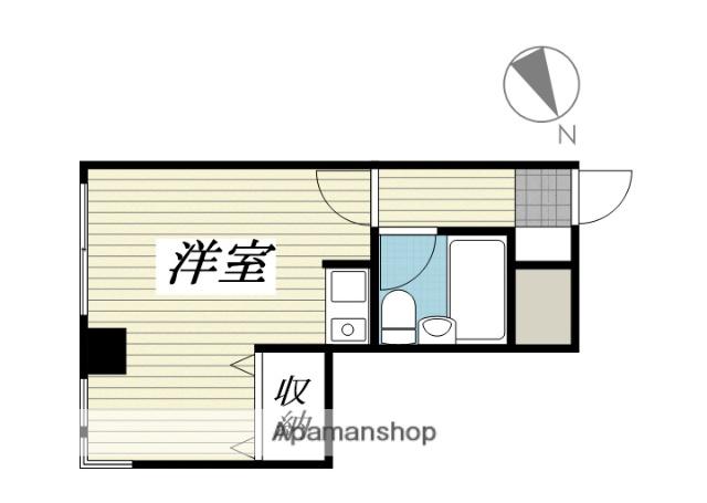 ライオンズマンション川崎第13(ワンルーム/4階)の間取り写真